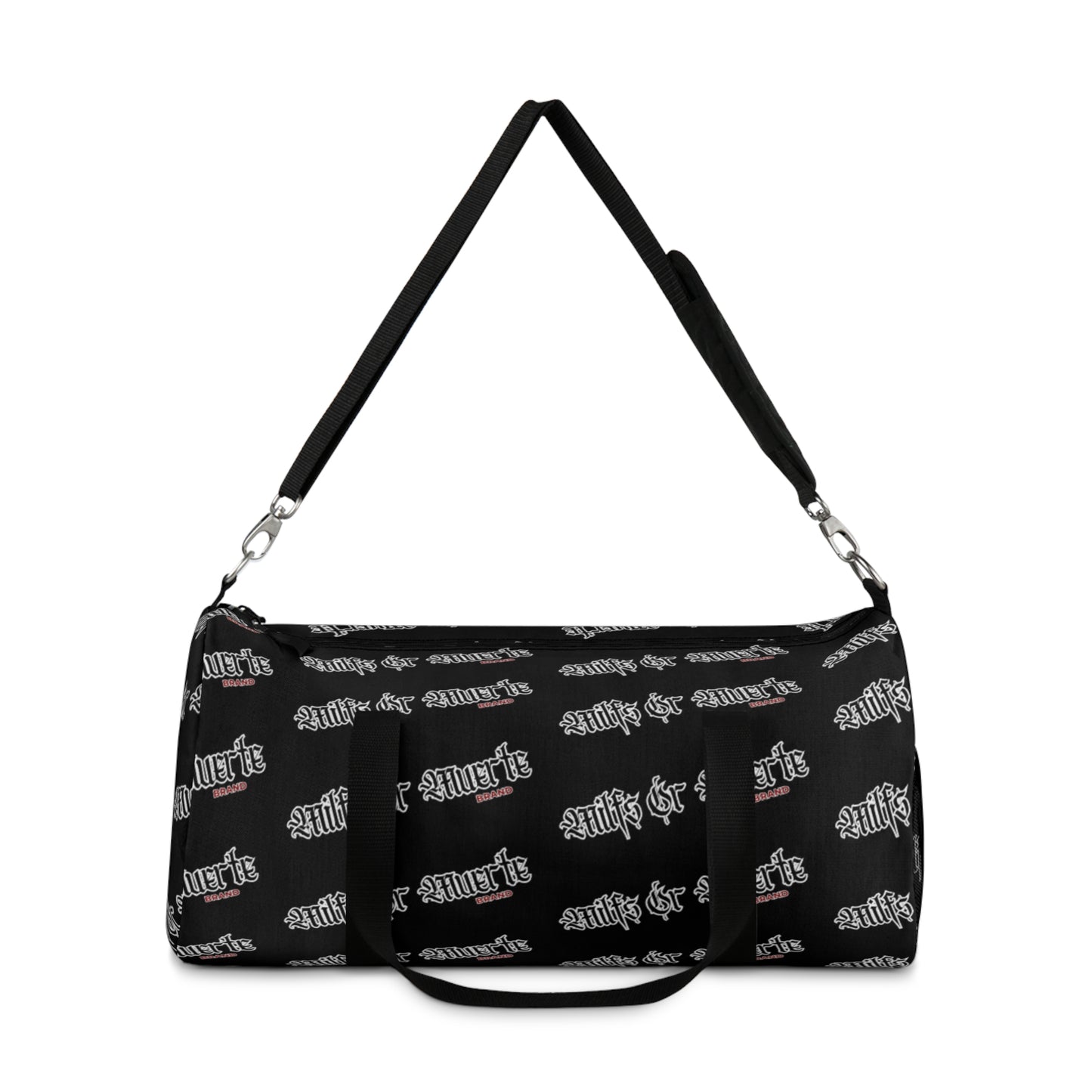 Black Duffel Bag By Milfs Or Muerte