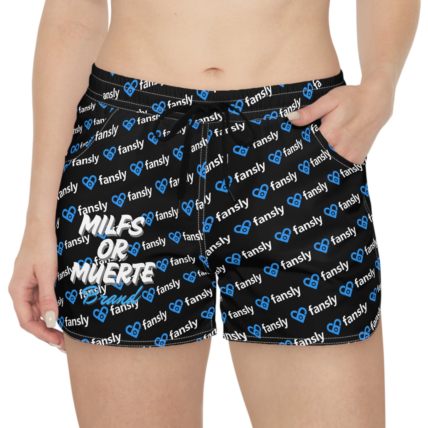 Women's Blue print Fansly Shorts By Milfs Or Muerte