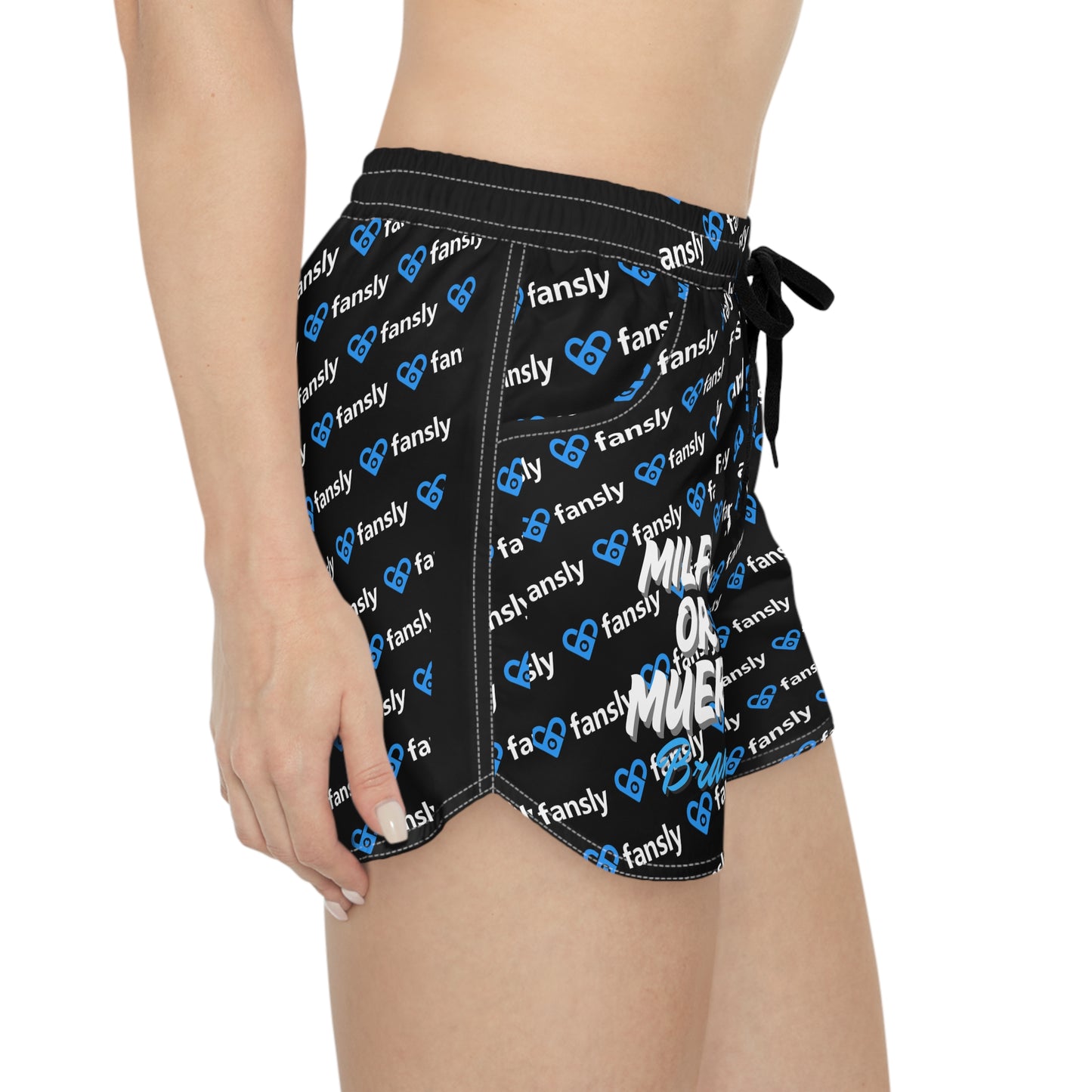 Women's Blue print Fansly Shorts By Milfs Or Muerte