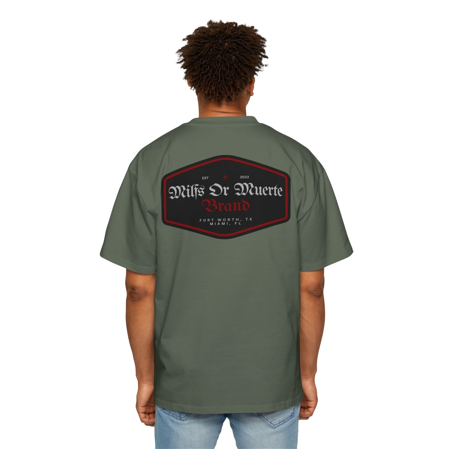 Diamond Patch Heavy Oversized Diamond Patch Tee By Milfs Or Muerte