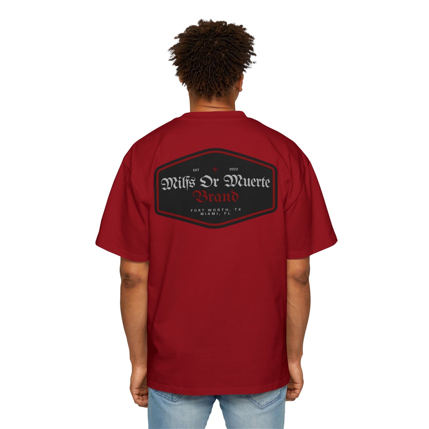 Diamond Patch Heavy Oversized Diamond Patch Tee By Milfs Or Muerte