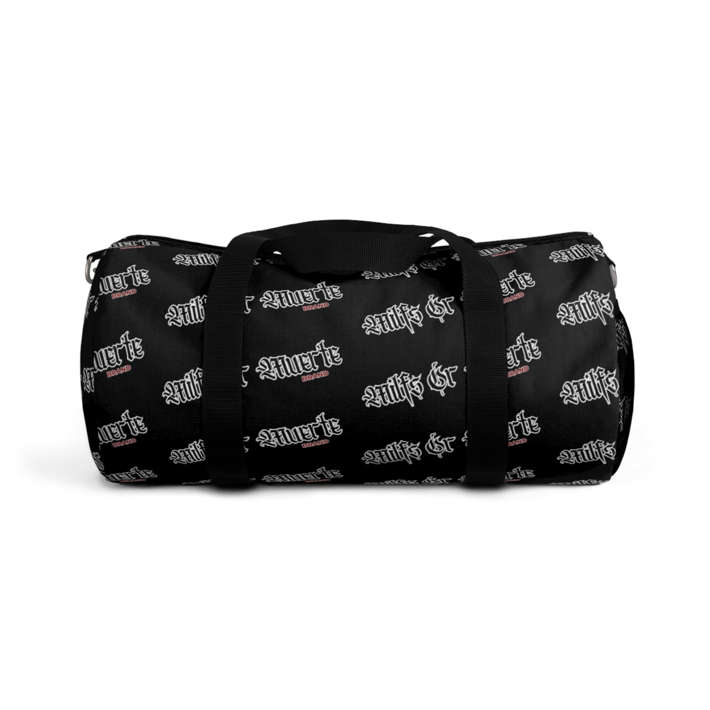 Black Duffel Bag By Milfs Or Muerte