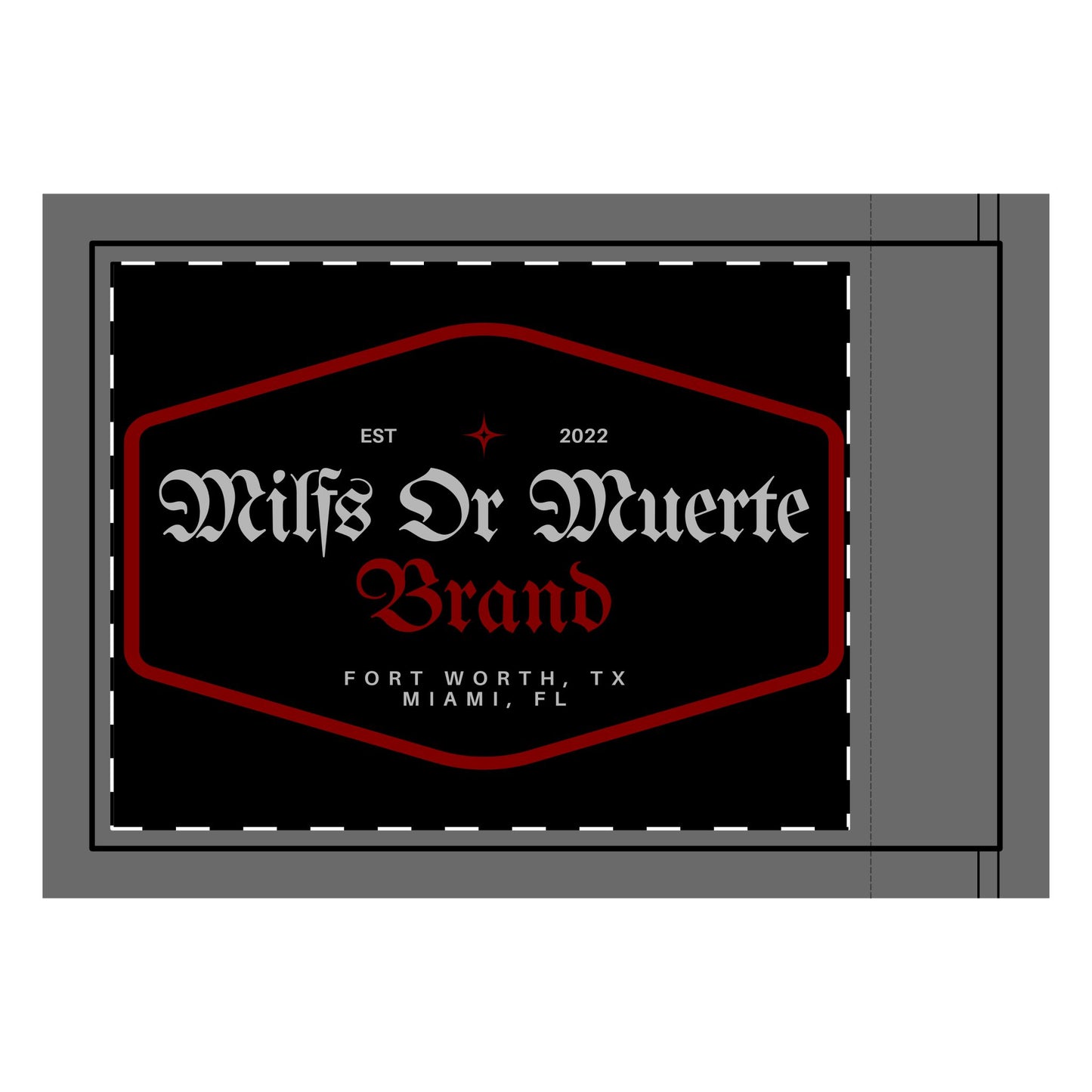 Double-Sided Diamond Patch Flag