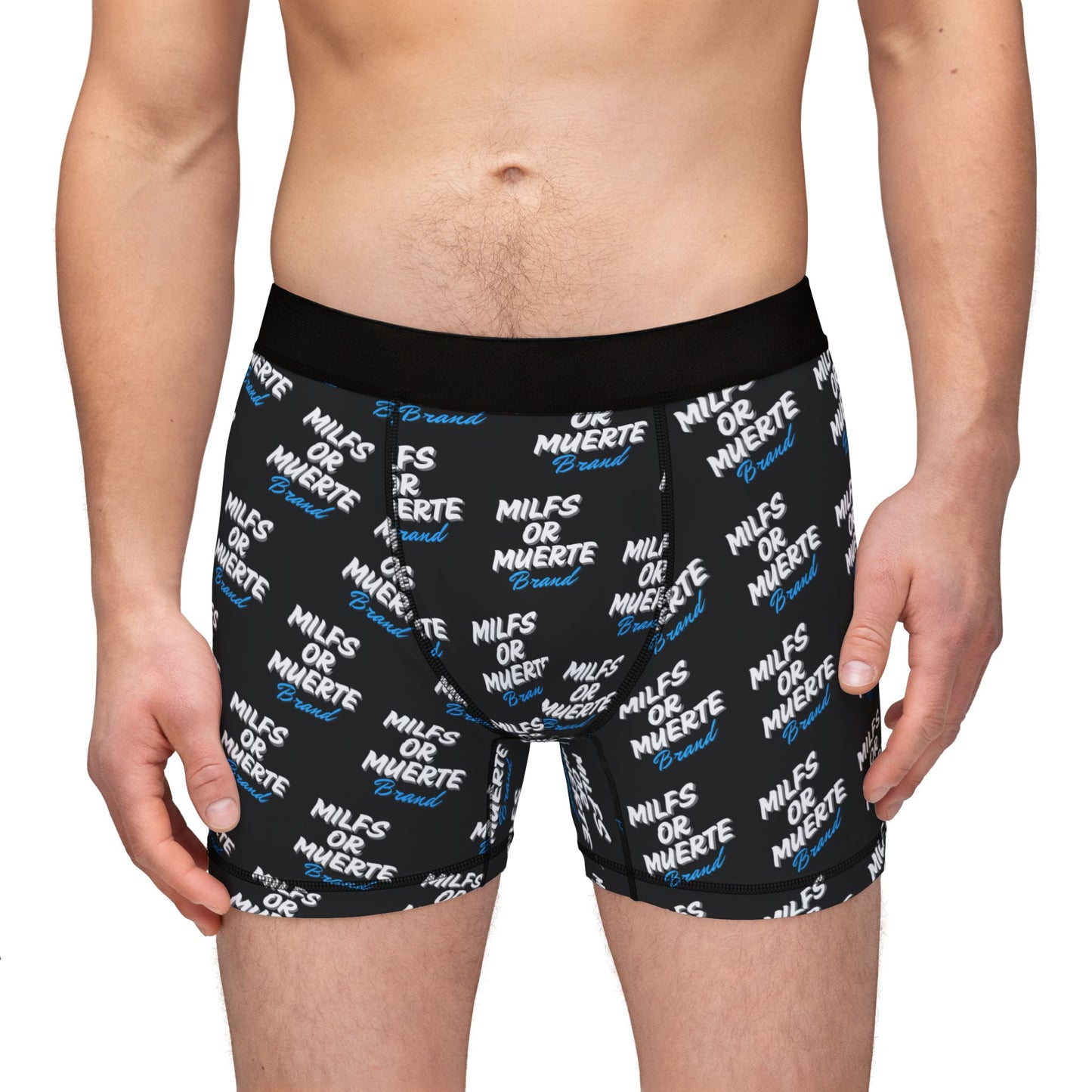 Men's Blue print Boxers by Milfs Or Muerte