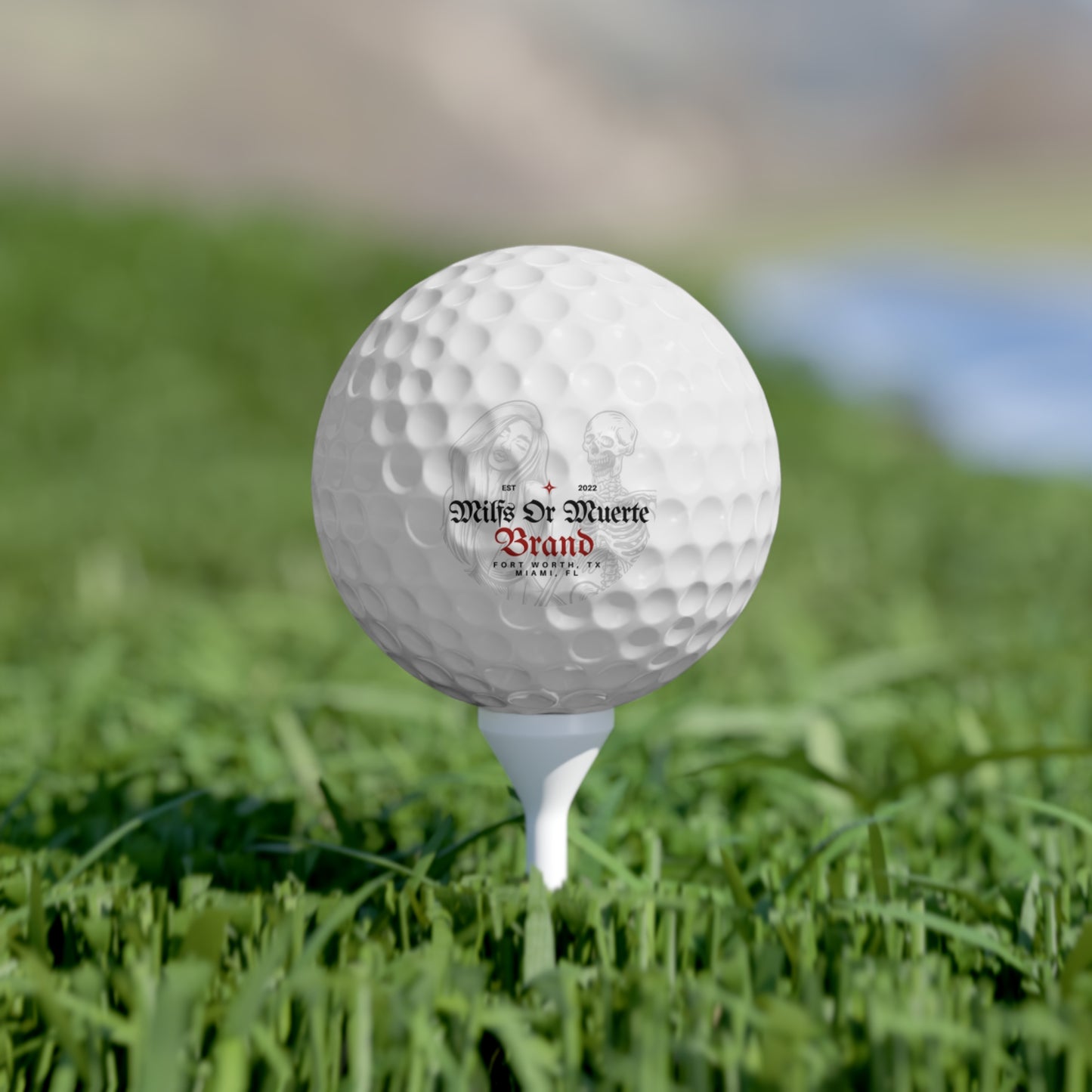 6 pcs Golf Balls By Milfs Or Muerte