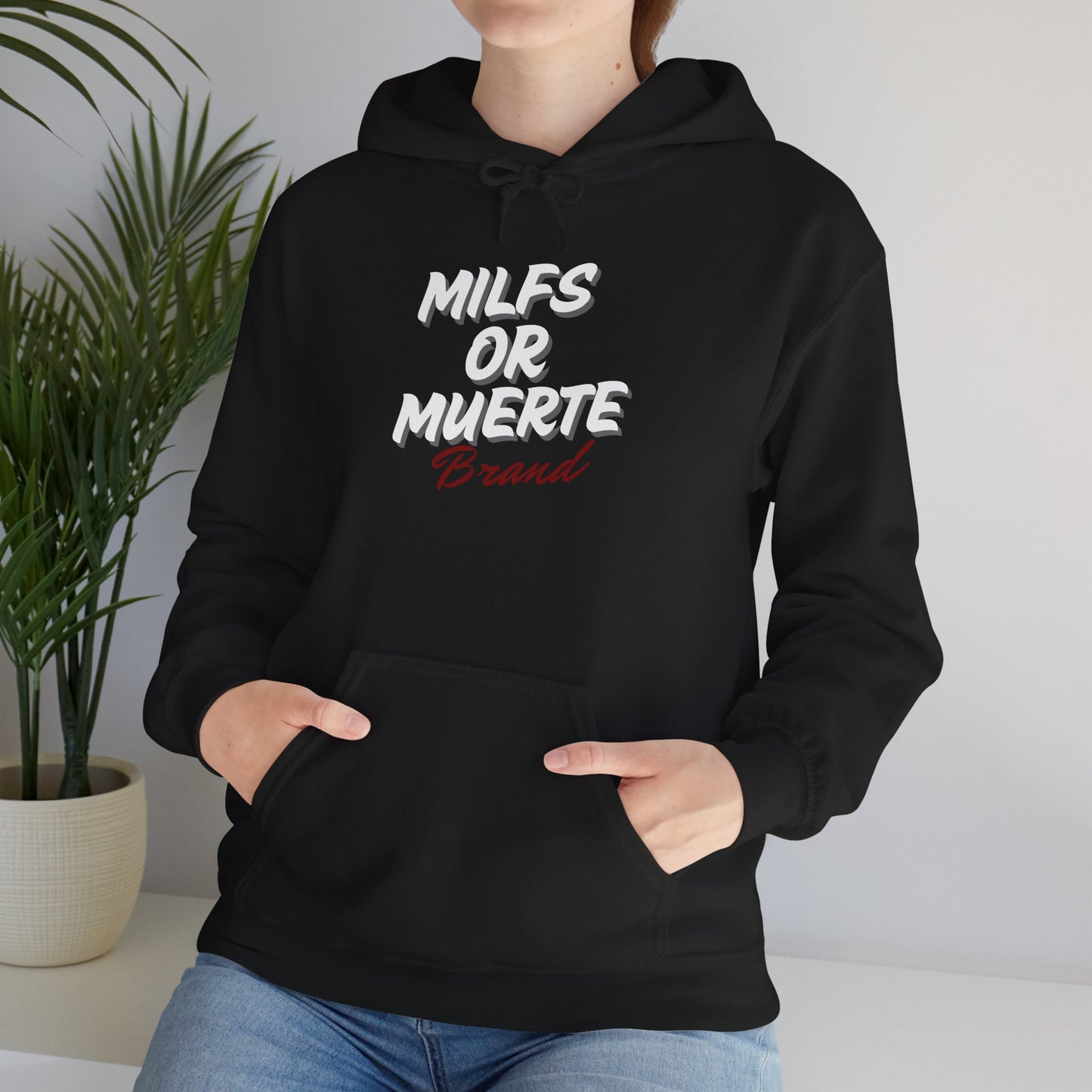 Milfs Or Muerte Unisex Red Print Sweatshirt