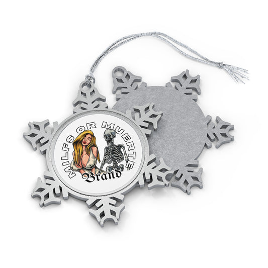 Milfs Or Muerte Snowflake Ornament