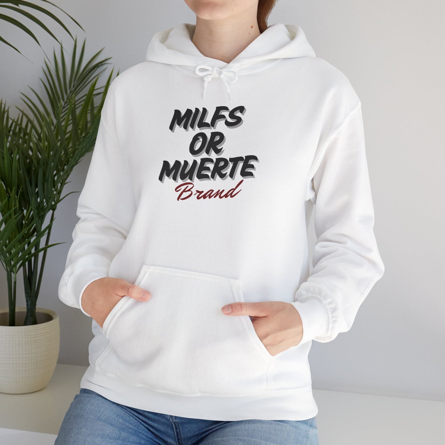 Milfs Or Muerte Unisex Red Print Sweatshirt