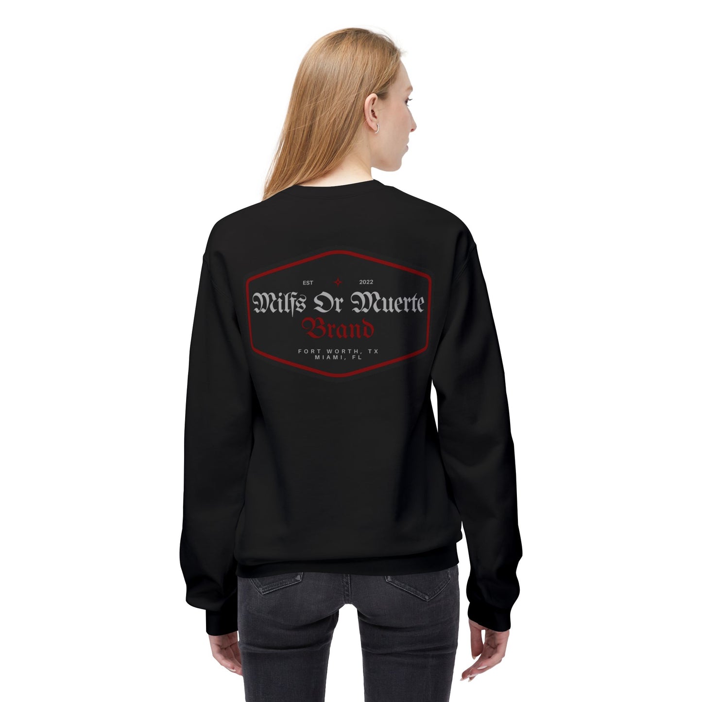 Unisex Midweight Softstyle Fleece Crewneck Sweatshirt By Milfs Or Muerte