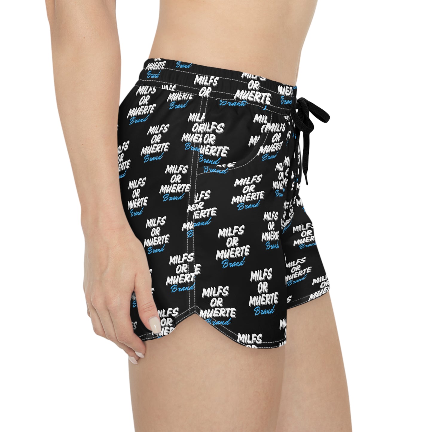 Women's Casual Blue print Shorts By MIlfs Or Muerte