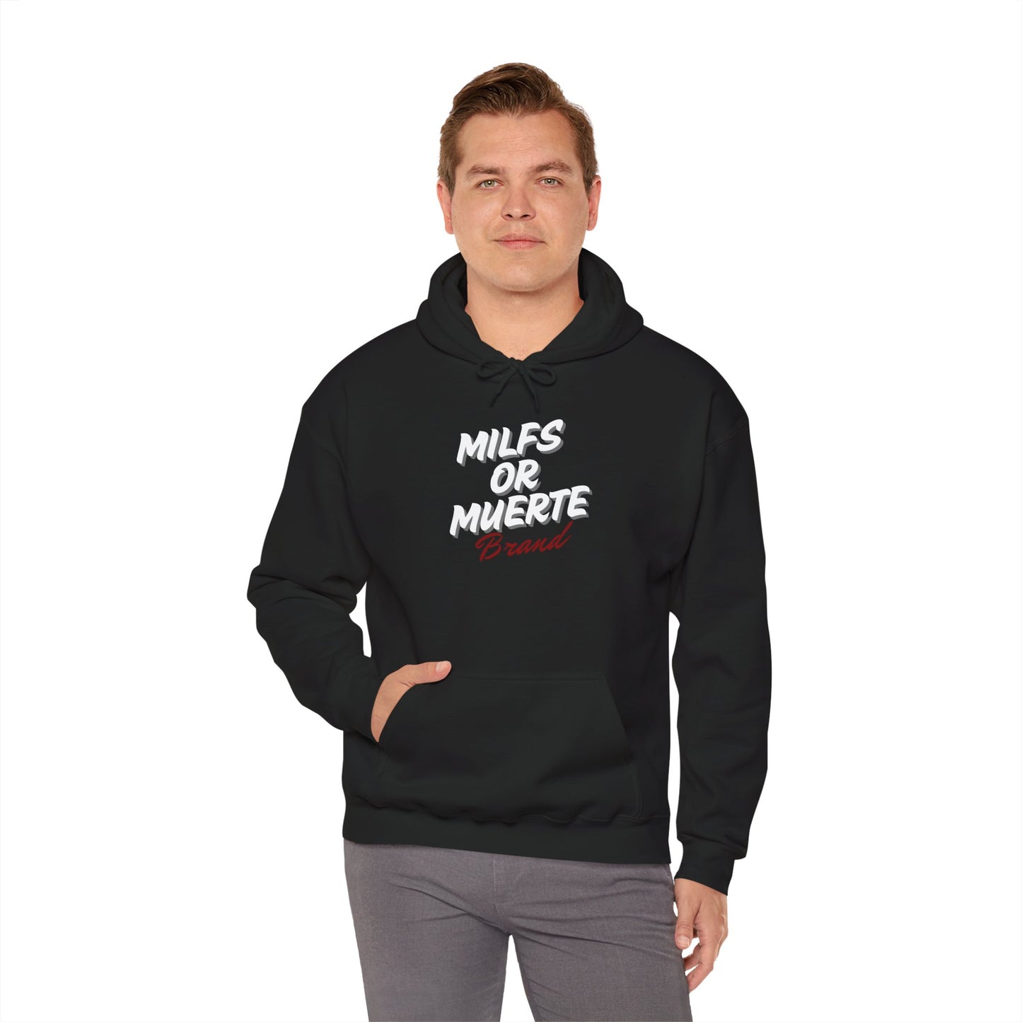 Milfs Or Muerte Unisex Red Print Sweatshirt