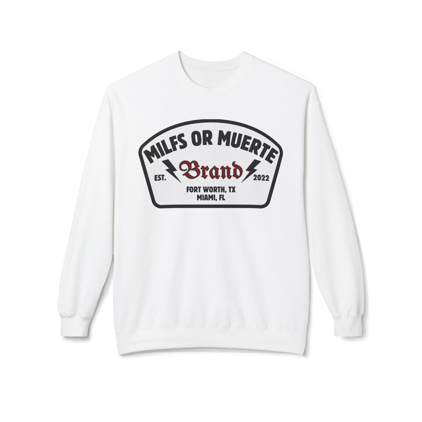 Midweight Fleece Crewneck Sweatshirt By Milfs Or Muerte
