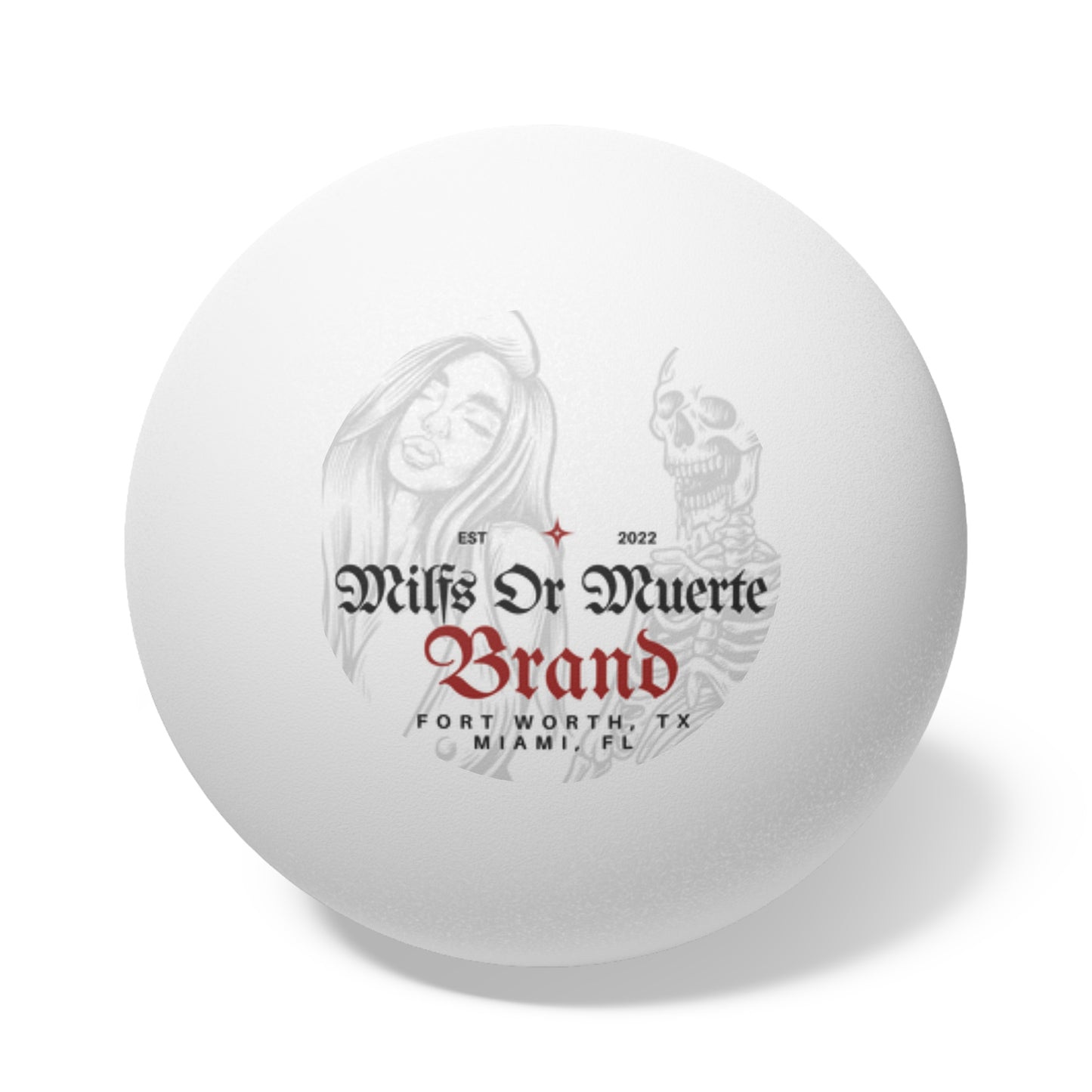 6 pcs Ping Pong Balls By Milfs Or Muerte
