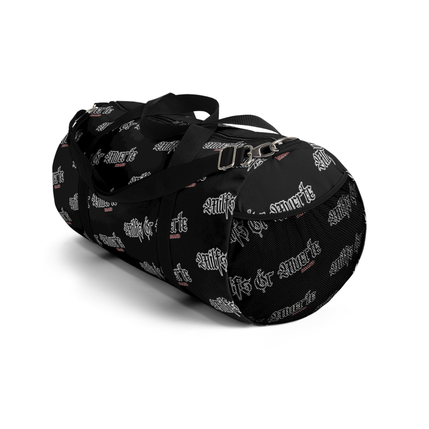 Black Duffel Bag By Milfs Or Muerte