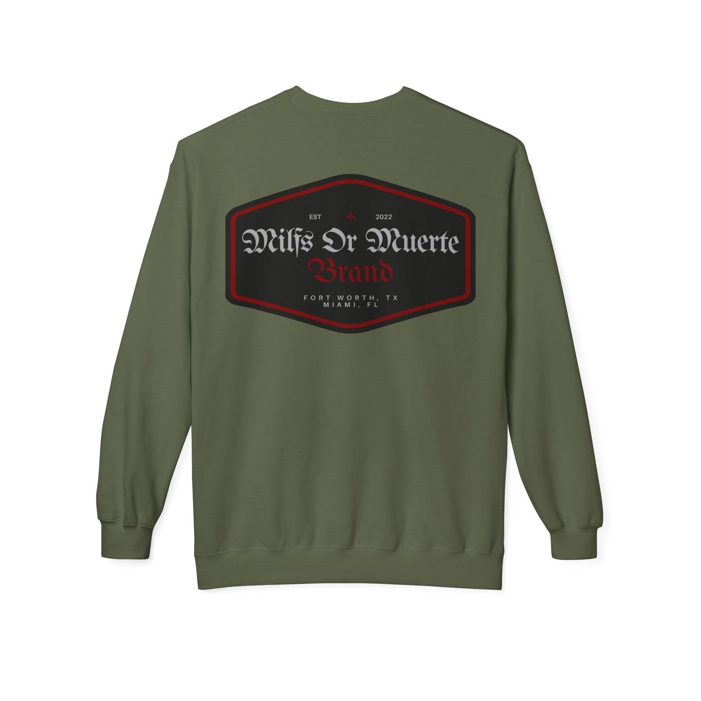Unisex Midweight Softstyle Fleece Crewneck Sweatshirt By Milfs Or Muerte