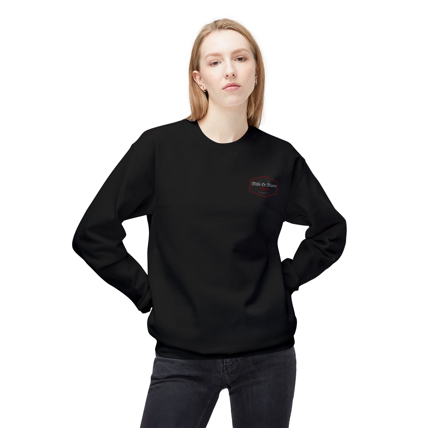 Unisex Midweight Softstyle Fleece Crewneck Sweatshirt By Milfs Or Muerte