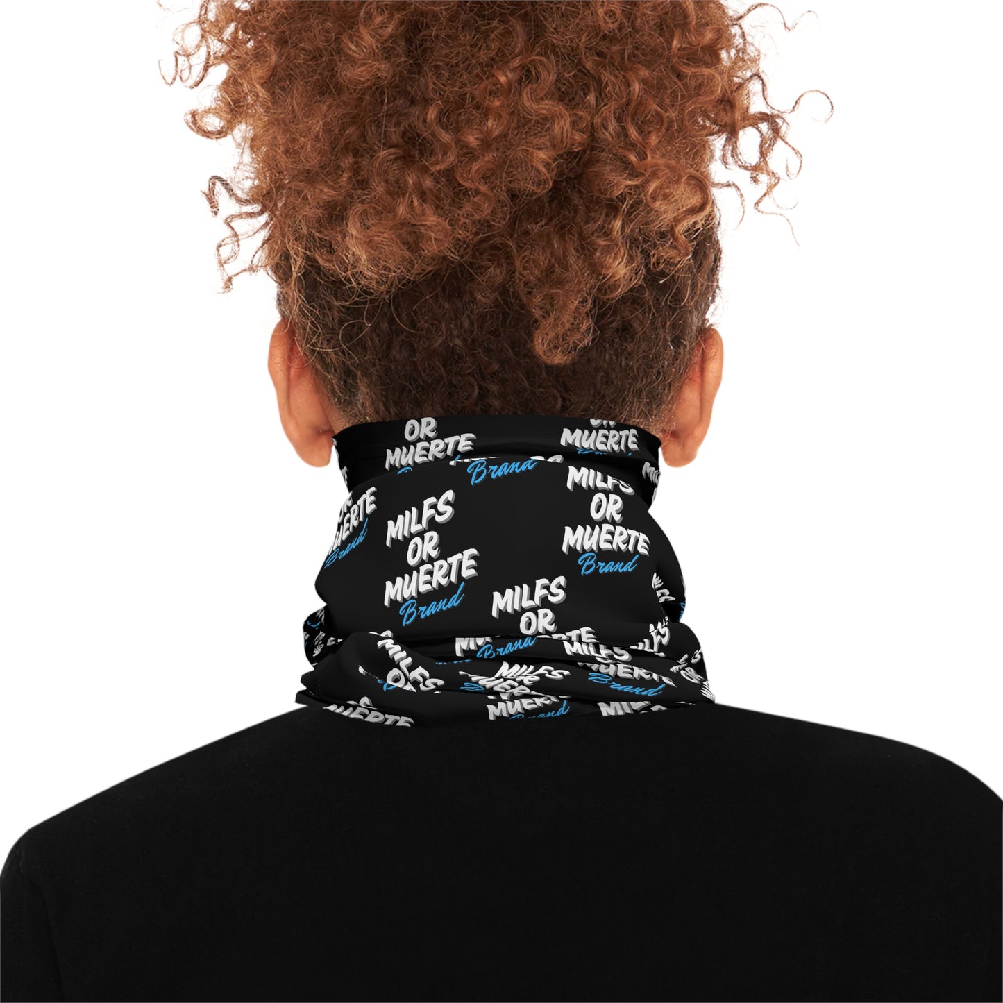 MILFs or Muerte Lightweight Neck Gaiter, Versatile Face Covering.