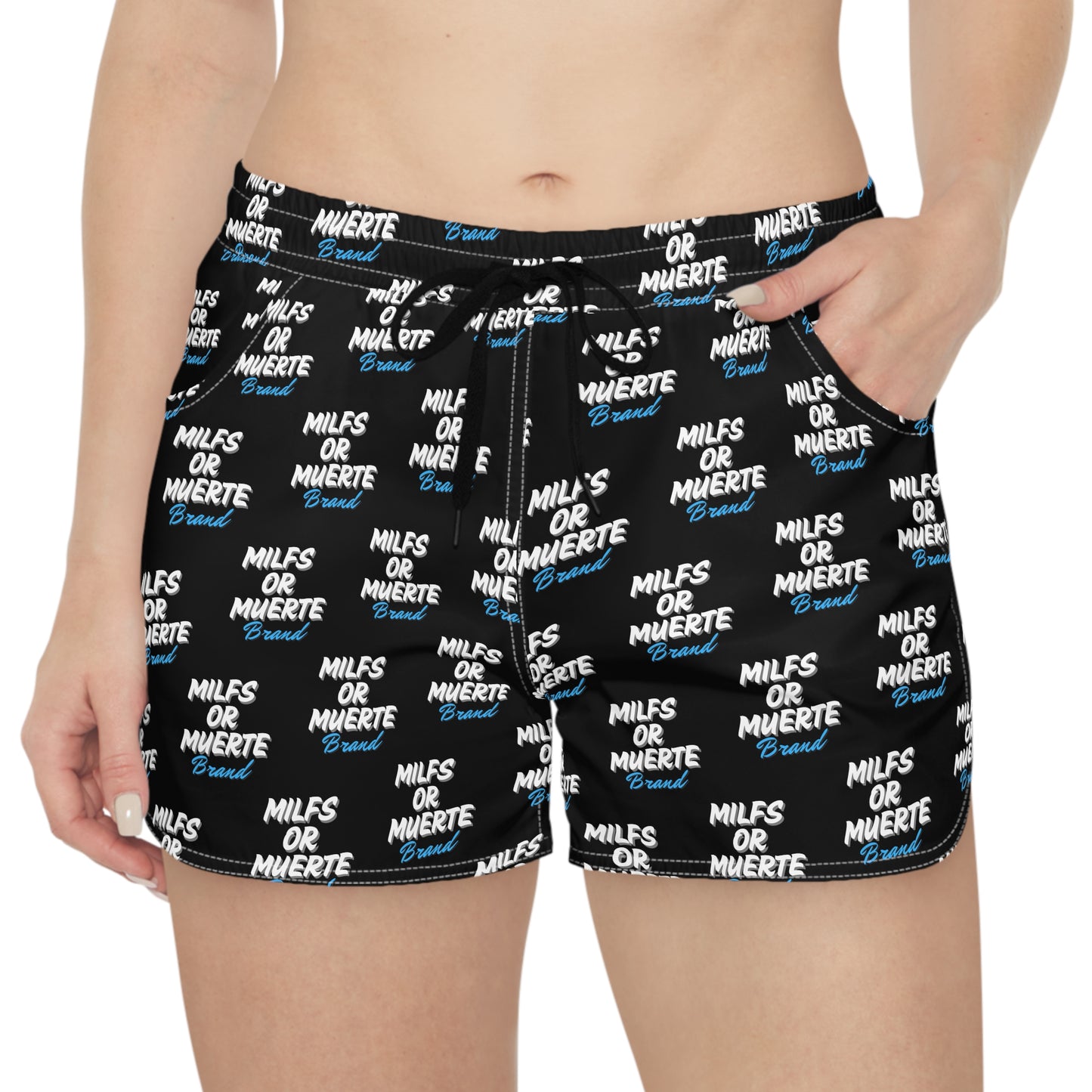 Women's Casual Blue print Shorts By MIlfs Or Muerte