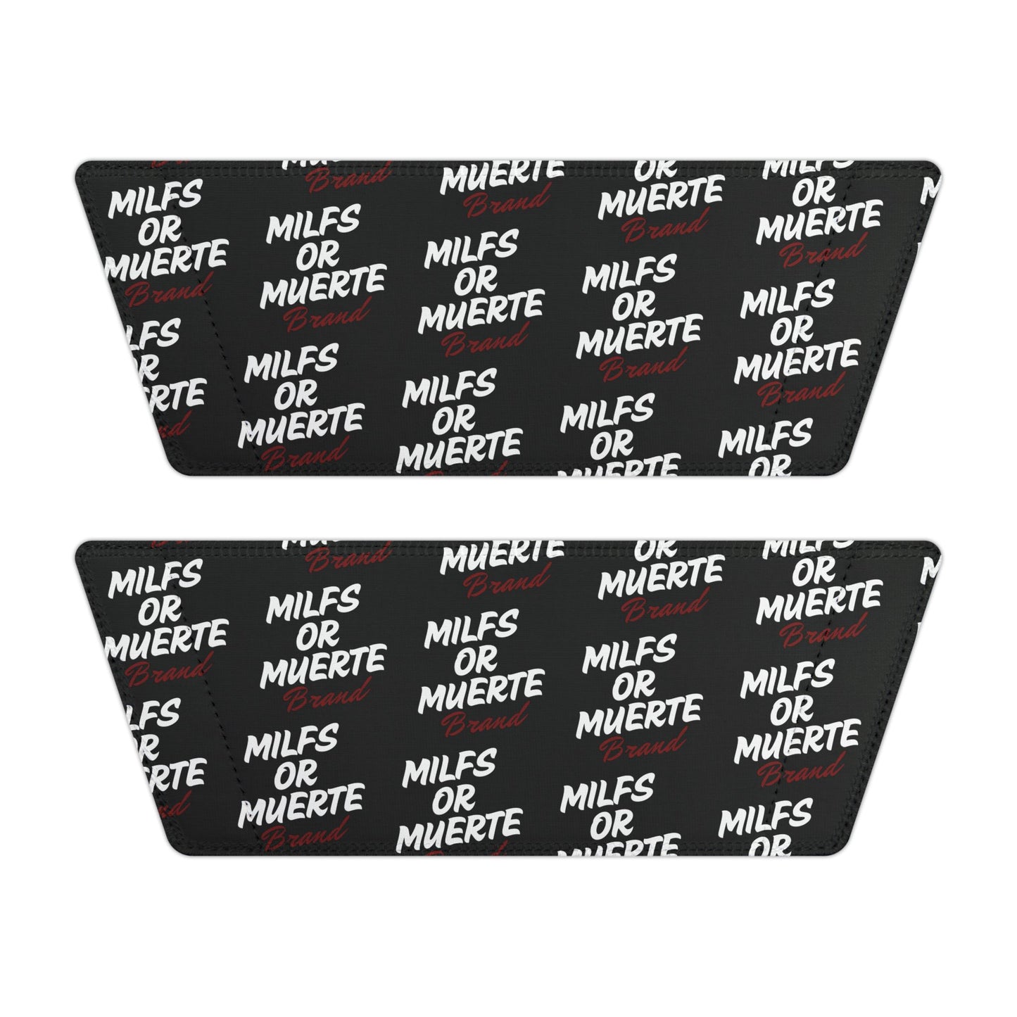 Milfs Or Muerte Red Print Removable Strap Sandals (Unisex)