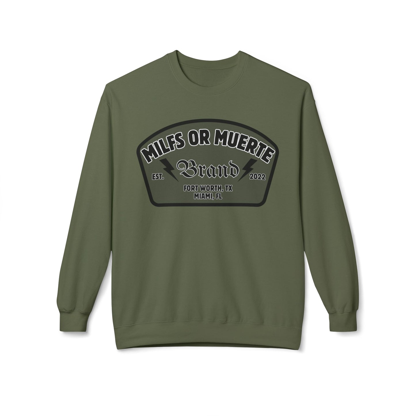 Midweight Fleece Crewneck Sweatshirt By Milfs Or Muerte