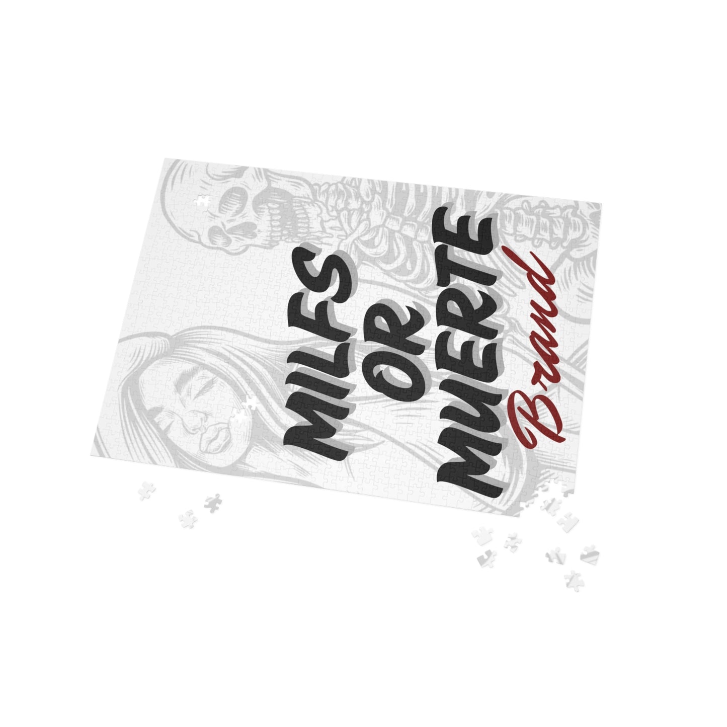 Milfs or Muerte Original Logo Puzzle - 500-Piece