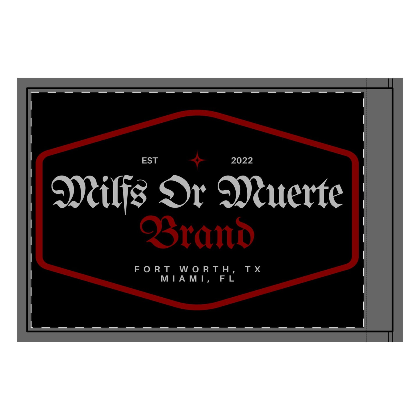 Double-Sided Diamond Patch Flag
