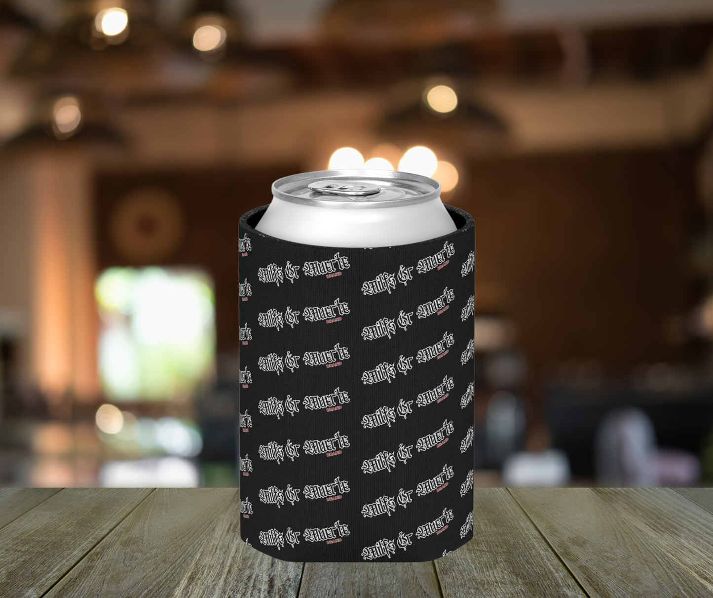 Black Can Koozie
