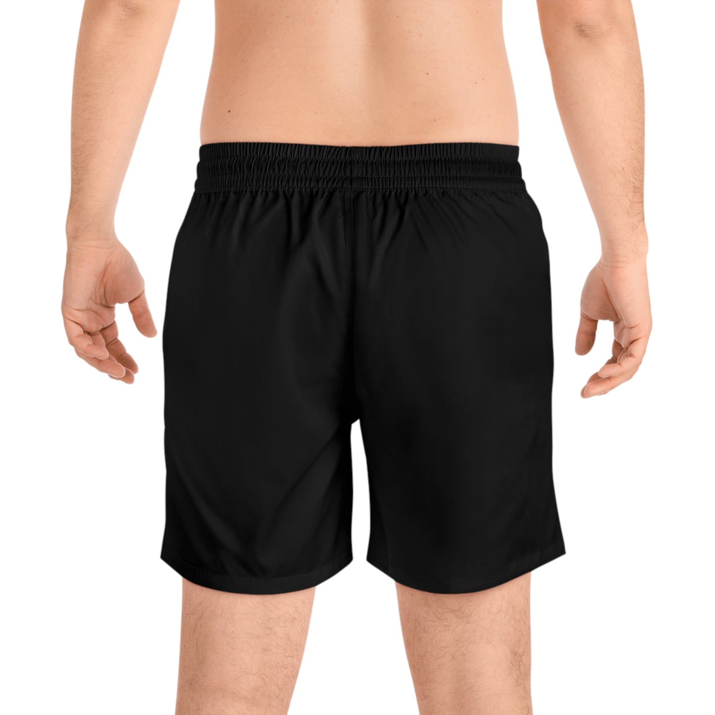 Men's Black Jogger Shorts by Milfs Or Muerte -Barbed wire logo 4