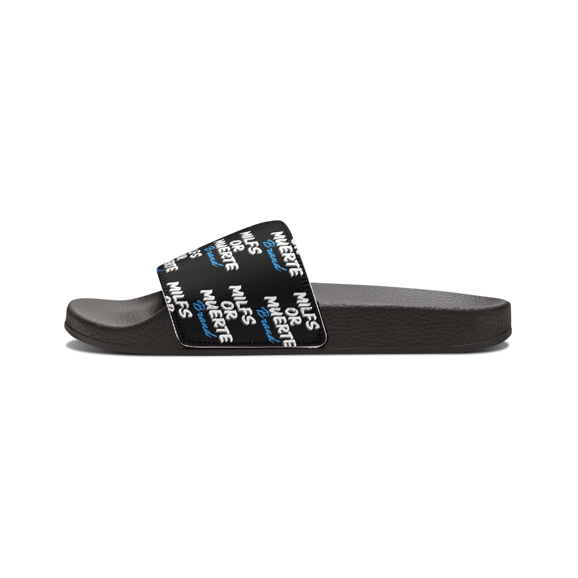 Milfs Or Muerte Blue Print Removable Strap Sandals (Unisex) 5