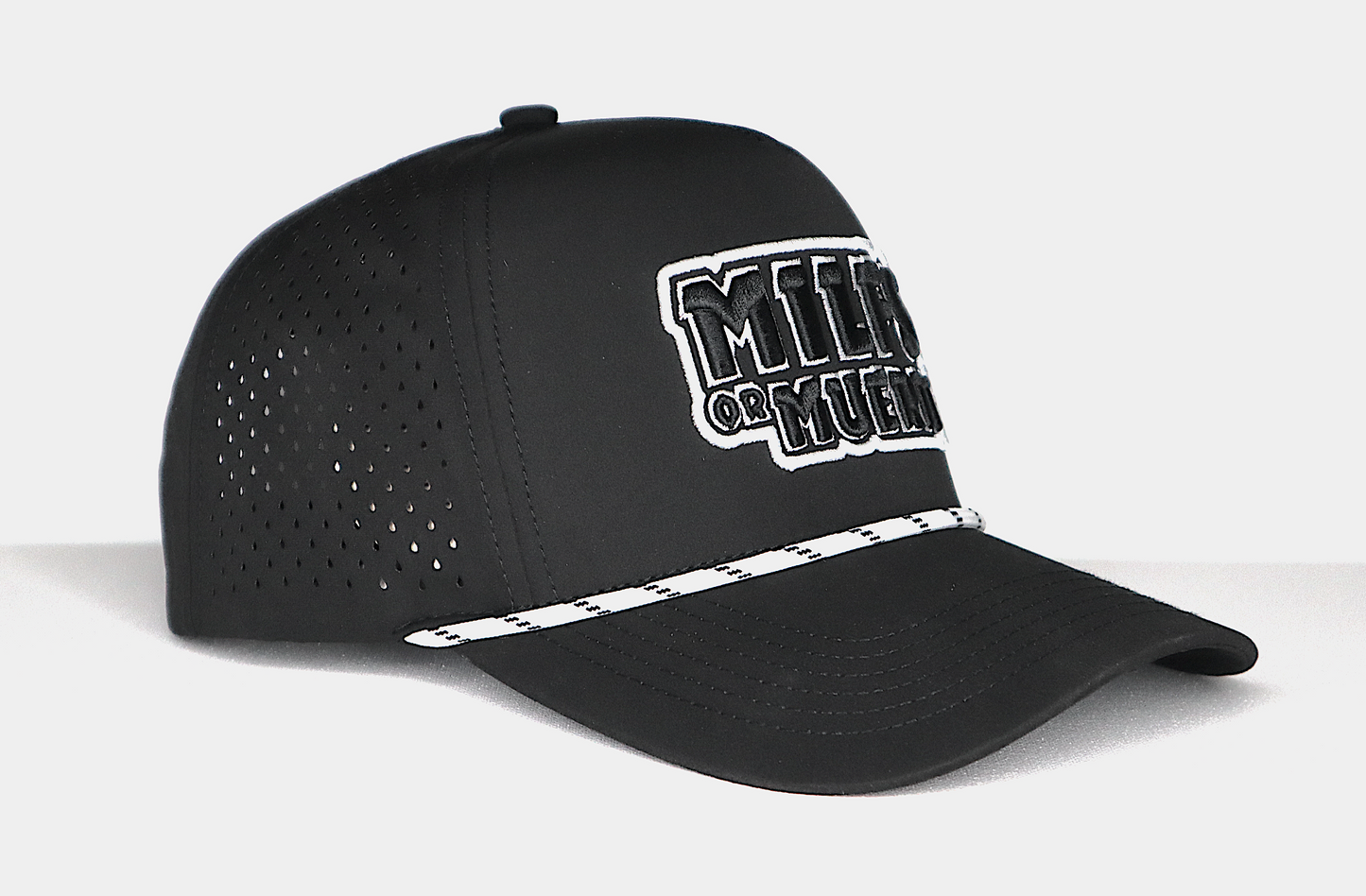 Milfs Or Muerte Custom Laser Cut Perforated 5 Panel Cap melin Hats Trucker Hat Curved Bill Performance