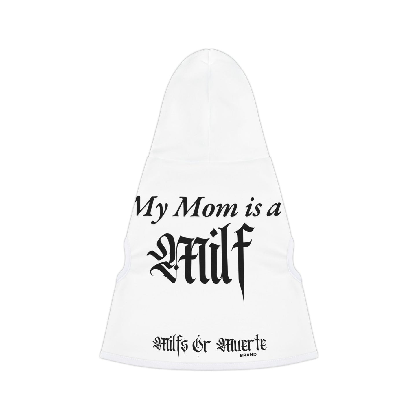 White Pet hoodie 1